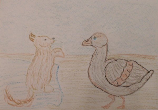 Каштанка рисунок