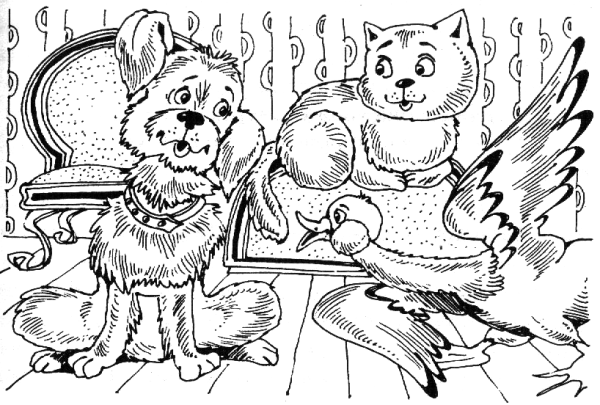 Каштанка рисунок