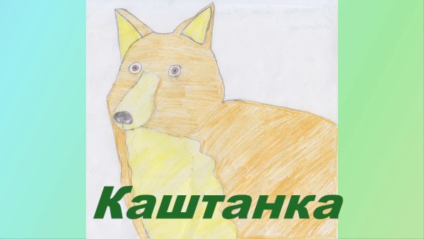 Легкие иллюстрации к произведению каштанка