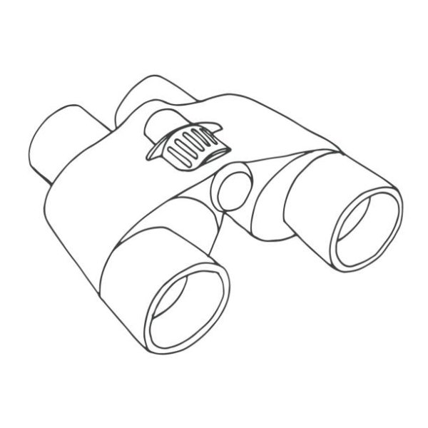 Бинокль рисунок