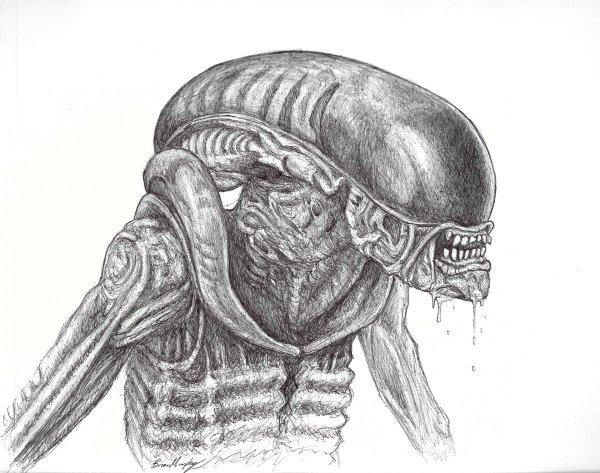 Чужой карандашом для срисовки