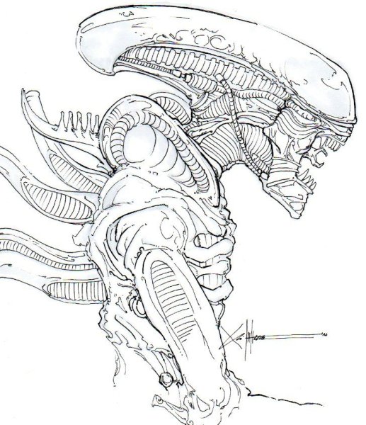 Xenomorph Alien чертеж