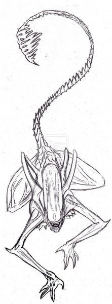 Чужой нарисовать