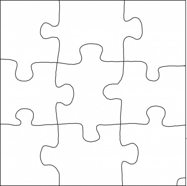 Пазл контур