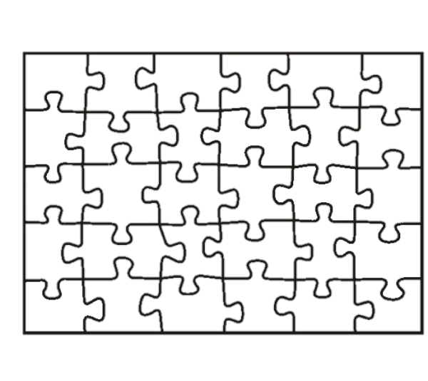 Сетка для разрезания пазлов