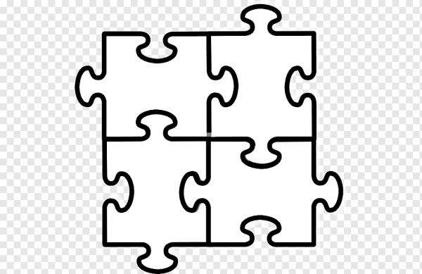 Пазлы черно белые