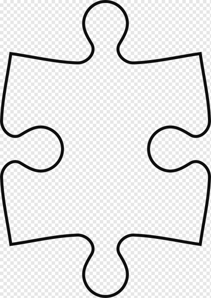 Пазлы для детей трафарет