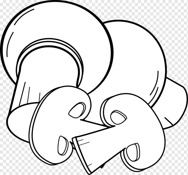 Шампиньон раскраска для детей