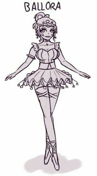 Раскраски ФНАФ 5 Балора