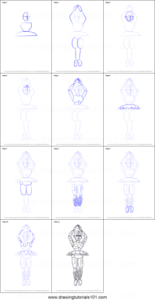 БАЛЛОРА Фредди поэтапное рисование