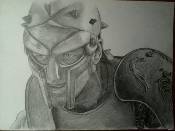 Максимус Гладиатор зарисовка