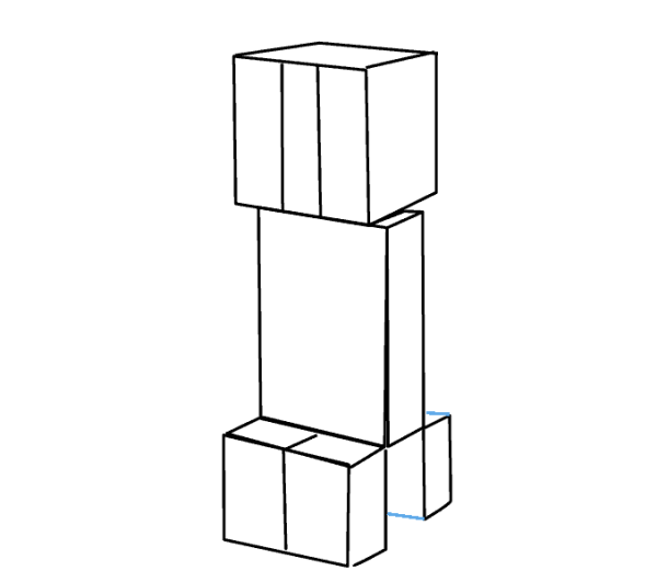 Нарисовать КРИПЕРА