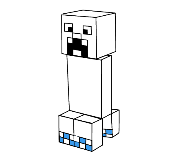 КРИПЕР для срисовки