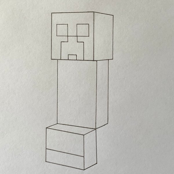 Рисунок майнкрафт карандашом