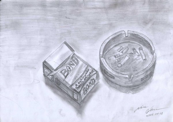 Нарисовать пепельницу