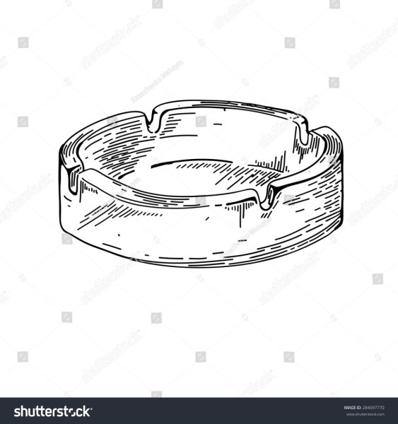 Нарисовать пепельницу