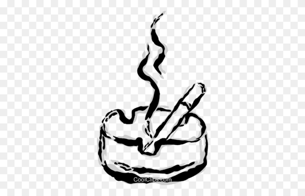 Сигара черно белая