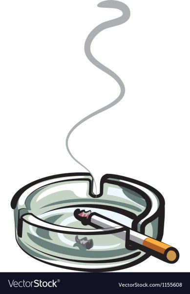 Пепельница рисунок