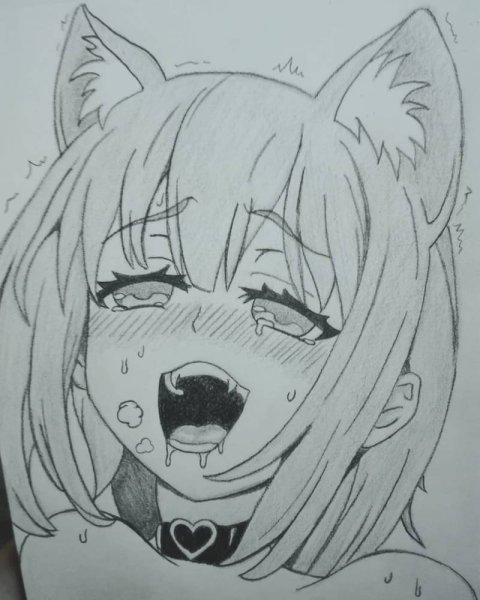 Ахегао глаза