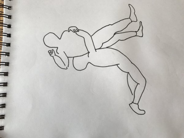 Раскраска борцы