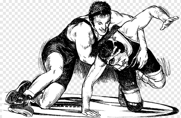 Борьба рисунок