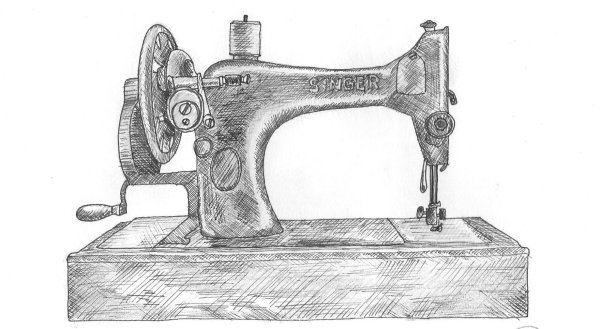 Швейная машина контур