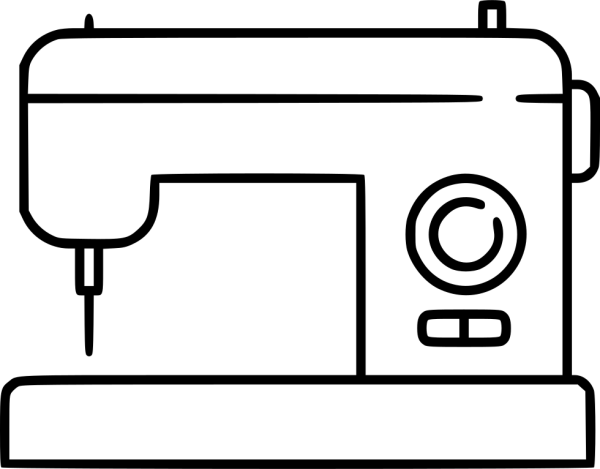 Швейная машинка эскиз