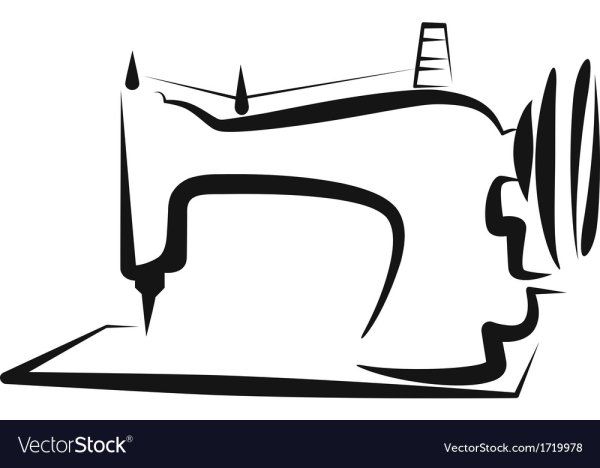 Швейная машинка иллюстрация