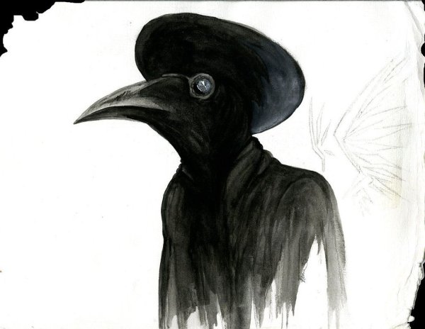 Чумной доктор черный