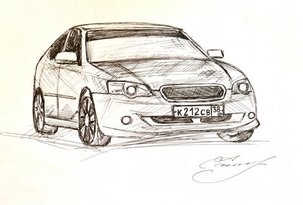 Subaru Legacy б 4 рисунок