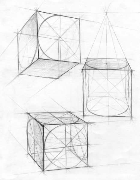 Линейно конструктивное построение Куба