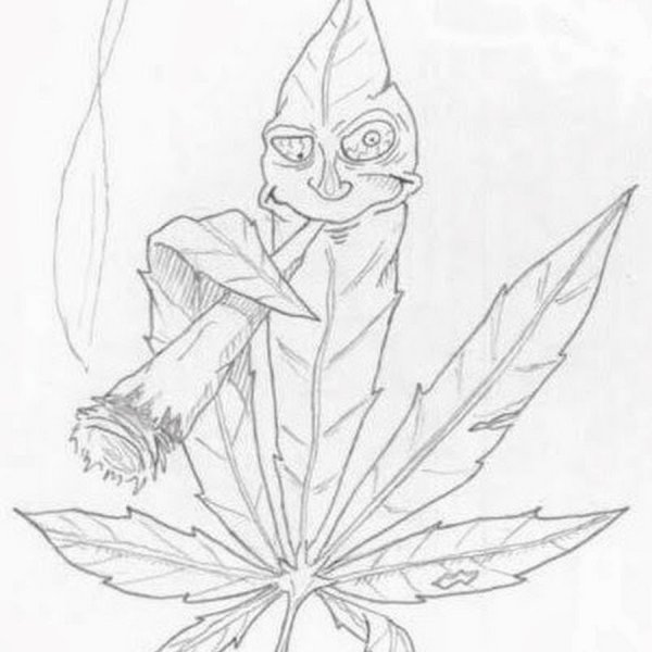 Марихуана карандашом