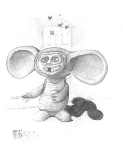 Маша из мультика Маша и медведь рисунок