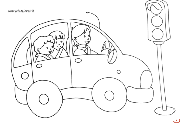 ПДД раскраска для детей