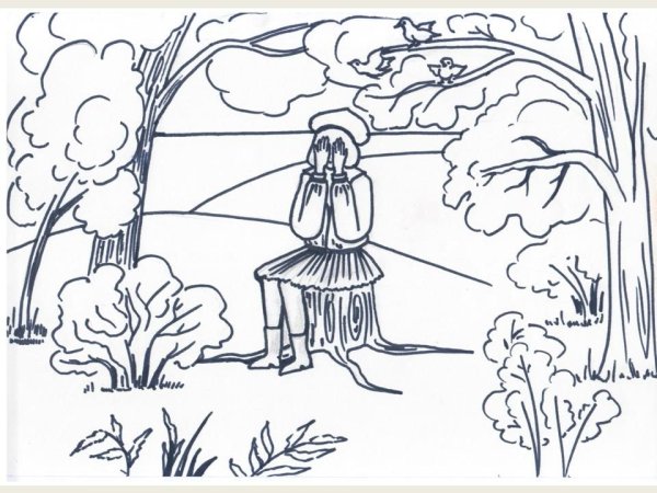 Человек с ангелом и дьяволом на плечах