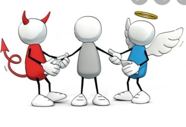 Добро и зло рисунок