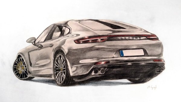 Рисунок Порше 911 турбо s