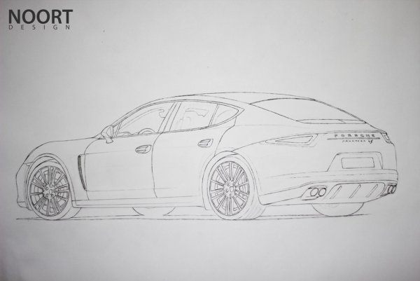 Раскраска Порше Панамера