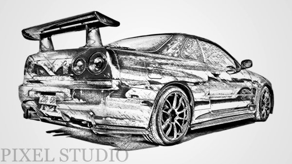 Раскраска Nissan Fairlady z