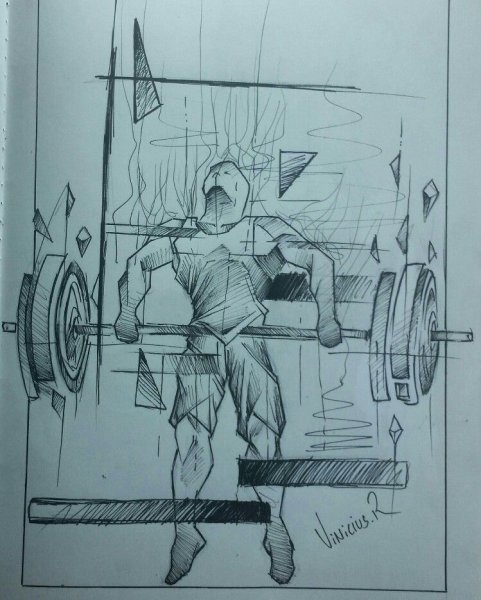 Спортзал рисунок