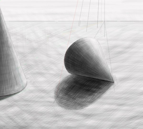 Конус карандашом