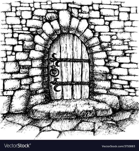 Каменная арка рисунок