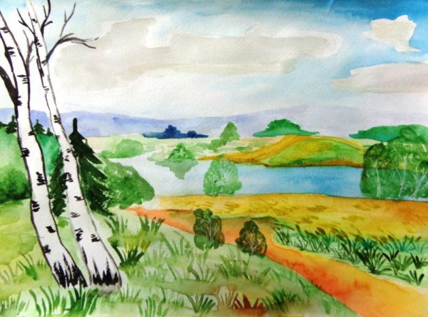 Природа родного края рисунки для срисовки