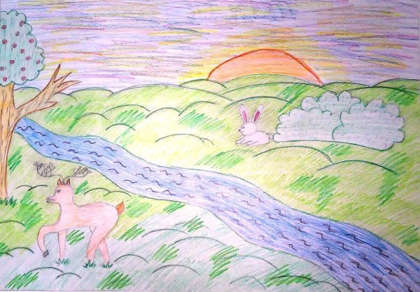 Пейзаж родного города