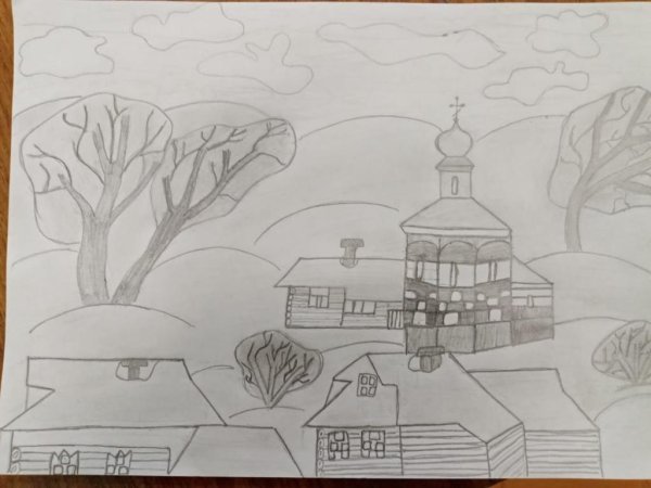 Природа родного края рисунки