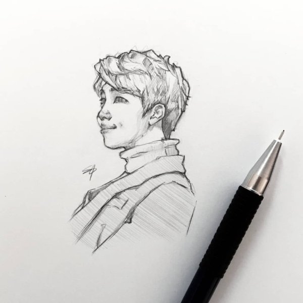 Намджун скетч