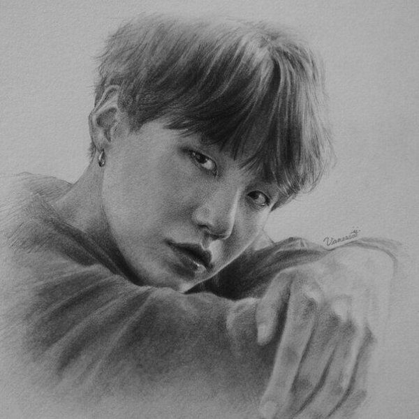 Портрет Шуги карандашом