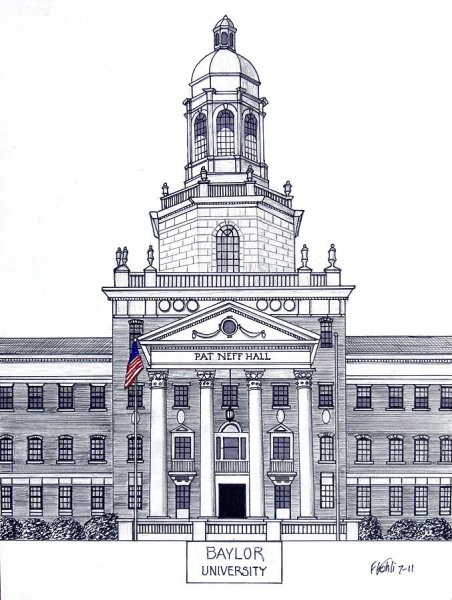 Московские высотки карандашом