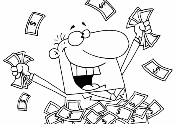 Нарисовать деньги карандашом