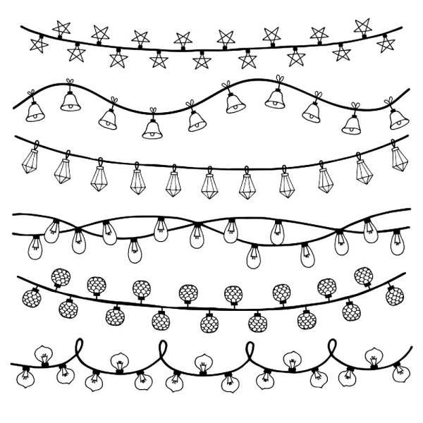 Гирлянда рисовать